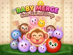 Igra Baby Merge Cute animal drop spletu