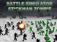 Igra Battle Simulator Stickman Zombie spletu