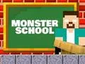 Igra Monster School: Roller Coaster & Parkour spletu