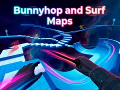Igra Bunnyhop and Surf Maps spletu