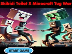 Igra Skibidi Toilet X Minecraft Tug War spletu