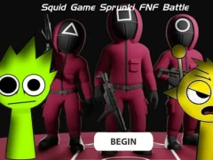 Igra Squid Game Sprunki Fnf Battle spletu