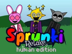 Igra Sprunki Retake: Human Edition spletu
