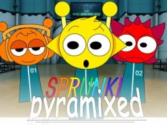 Igra Sprunki Pyramixed: Squid Game spletu