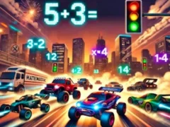 Igra Mathematics Racing spletu