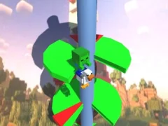 Igra Chicken Jockey Helix Jump spletu