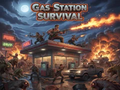 Igra Gas station survival spletu