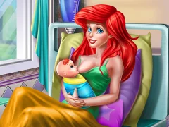 Igra Princess Mermaid Mommy Birth spletu