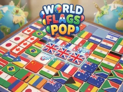 Igra World Flags Pop spletu