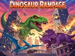 Igra Dinosaur Rampage spletu