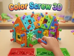 Igra Color Screw 3D spletu