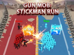 Igra Gun Mob: Stickman Run spletu