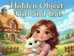 Igra Hidden Object - Girl and Cat spletu