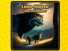 Igra Lions Jigsaw Jigsaw spletu