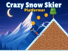 Igra Crazy Snow Skier: Platformer spletu