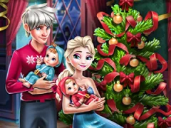 Igra Elsa Family Christmas spletu