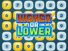 Igra Higher or Lower spletu