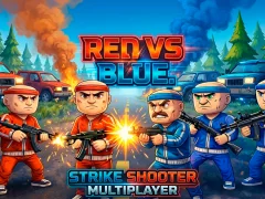Igra Red vs Blue. Strike Shooter Multiplayer spletu