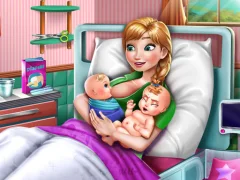 Igra Ice Princess Twins Birth spletu