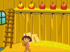 Igra Dora The explorer Saves the Farm spletu