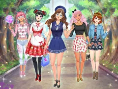 Igra High School Anime Dress Up spletu