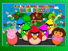 Igra Famous Cartoon Characters Eggs spletu