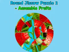 Igra Round jigsaw Puzzle 2 - Assemble Fruits spletu