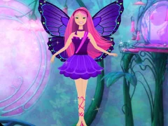 Igra Barbie Mariposa Dress Up spletu