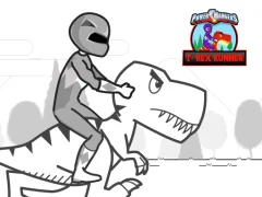 Igra Power Rangers T-Rex Runner spletu
