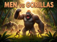 Igra Men Vs Gorillas spletu
