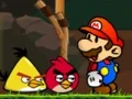 Igra Mario vs Angry Birds spletu