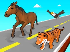 Igra Animal Transform Race spletu