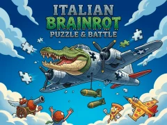 Igra Italian Brainrot: Puzzle & Battle spletu