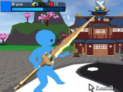 Igra Obby Stickman On Swords spletu