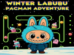 Igra Winter Labubu Pacman Adventure spletu