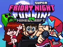 Igra Super Friday Night Funkin Vs Minecraft spletu