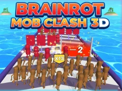 Igra Brainrot Mob Clash 3D spletu