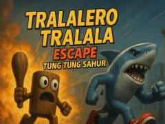 Igra Tralalero Tralala escape Tung Tung Sahur spletu