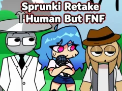 Igra Sprunki Retake Human But FNF spletu