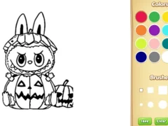 Igra Halloween Labubu Coloring & Drawing Game spletu