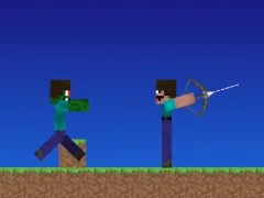 Igra Noob vs Pro But Archers Minecraft spletu