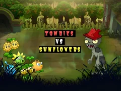 Igra Zombies vs. Sunflowers spletu
