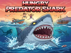 Igra Hungry predator shark spletu