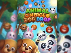 Igra Animal Merge Zoo Drop spletu