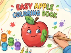 Igra Easy Apple Coloring Book spletu