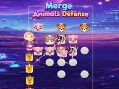 Igra Merge Animals Defence spletu