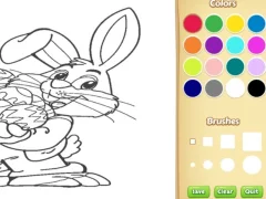 Igra Easter Bunny Coloring Book for Kids spletu