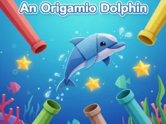 Igra An origami dolphin spletu