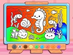 Igra Coloring Book: Kawaii Sea Animals spletu