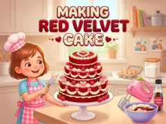 Igra Making Red Velvet Cake spletu